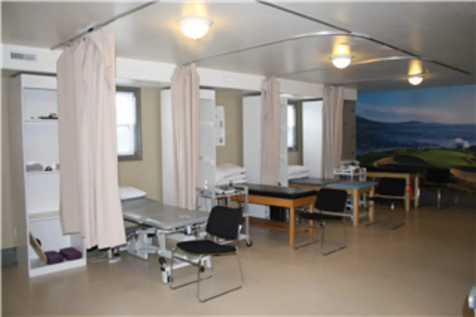 Regional Chiropractic rehab and physio area