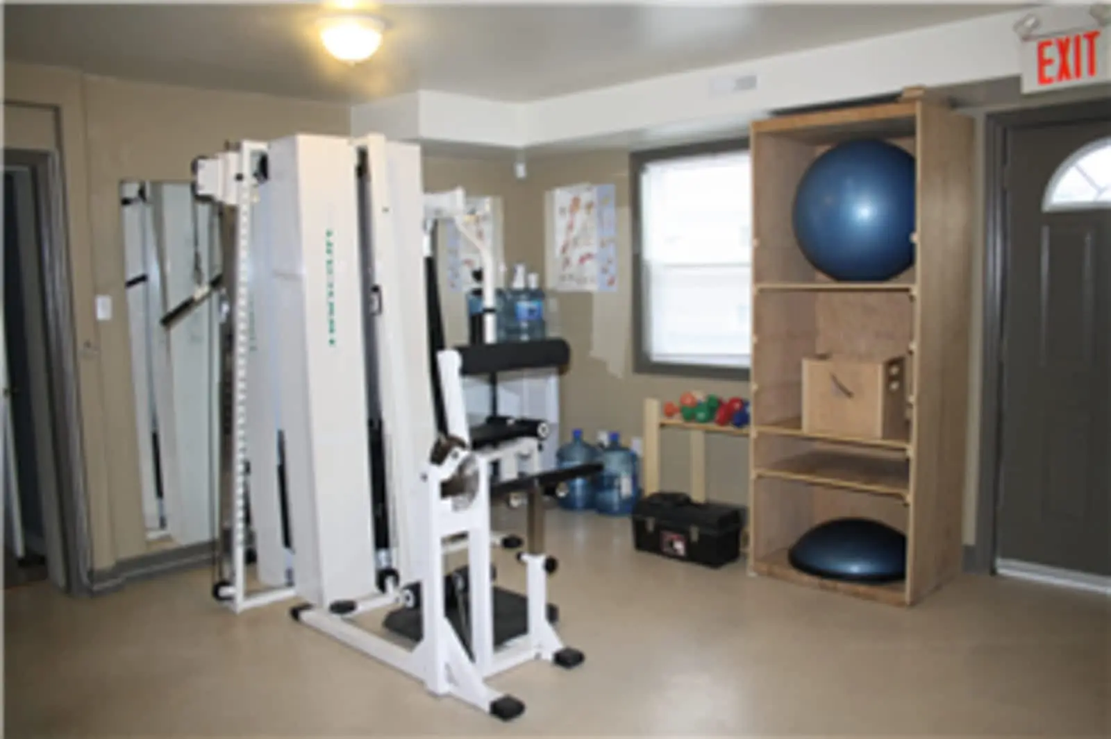 Rehab equipment area